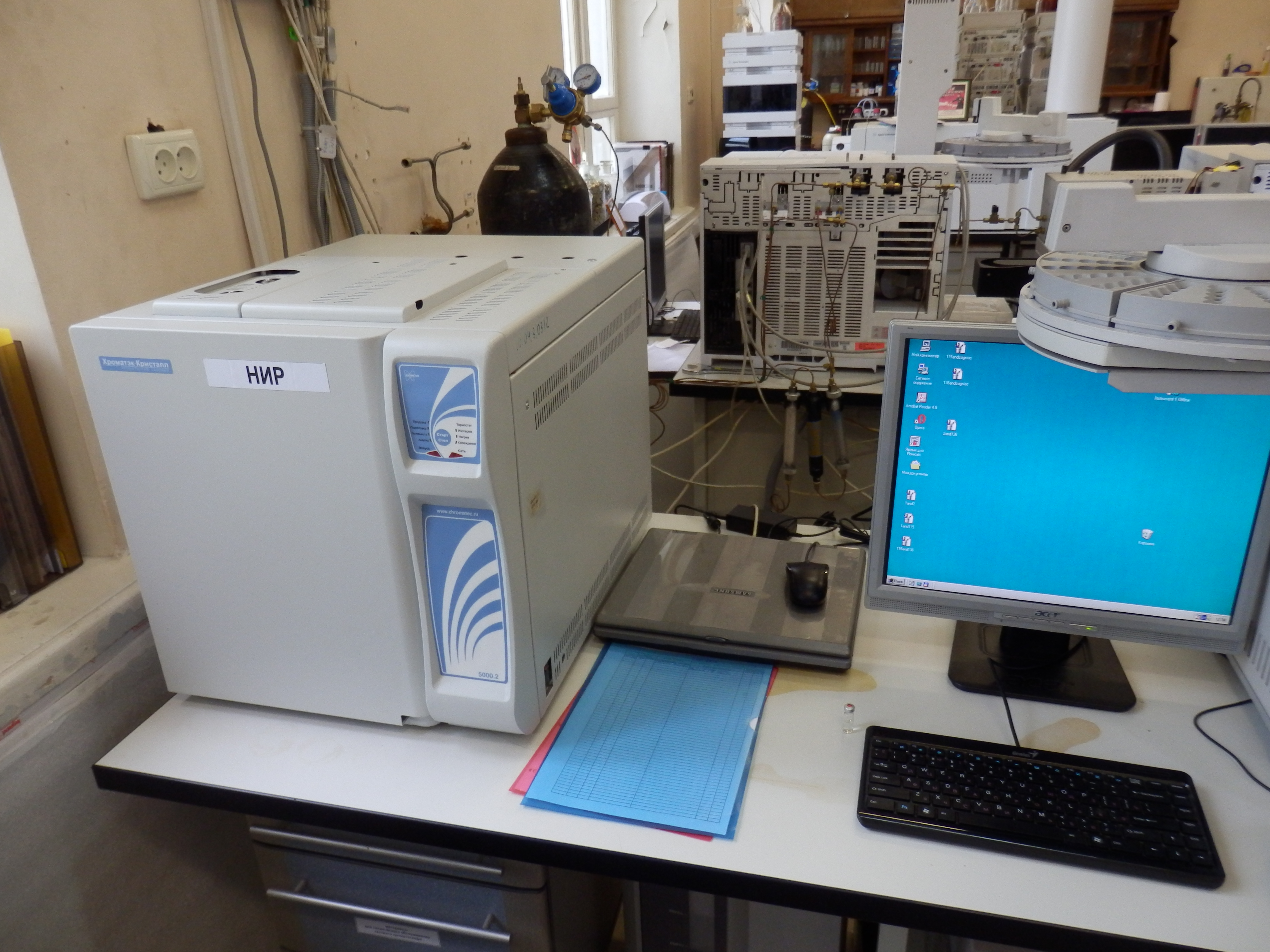 Комплекс для анализа углерода и кислорода в газообразных и жидких средах методами хроматографии